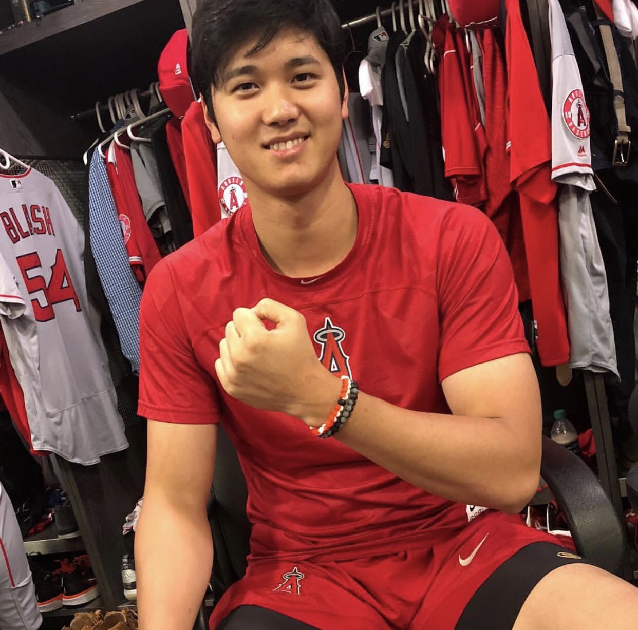 Power Band Baseball Bracelet White