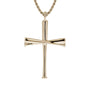 Youth Baseball Bat Cross Necklace